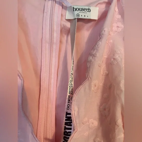 NWOT Sophina Broderie Anglaise Sleeveless Maxi Dress Crystal Rose color XS - Picture 6 of 9